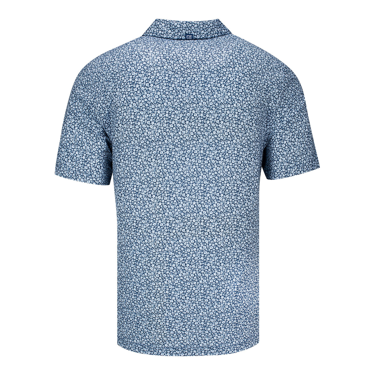 Cutter &amp; Buck 2025 PGA Championship Flora Print Polo in Navy Blue - Back View