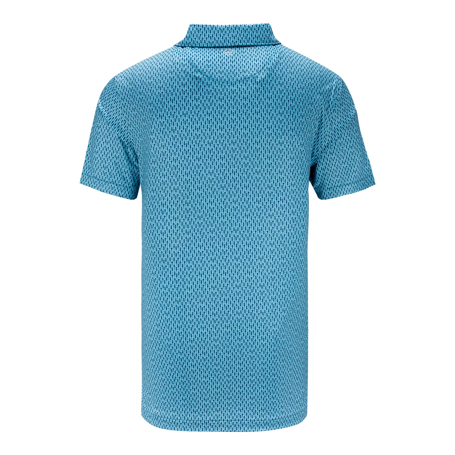 Peter Millar 2025 PGA Championship Lavender Fields Polo in Cyan - Front View