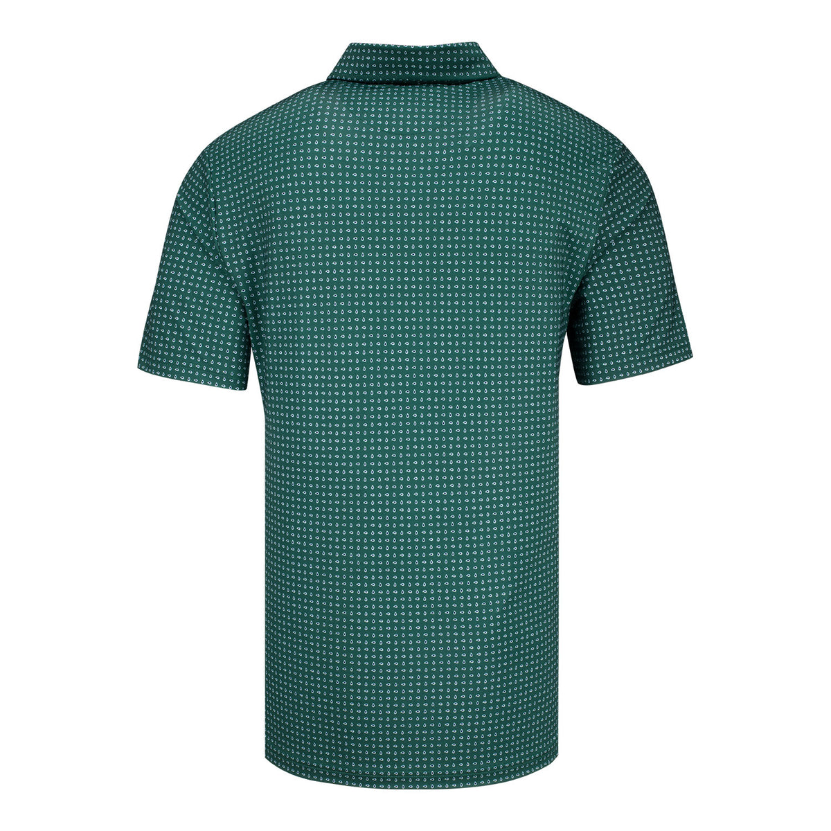 Ralph Lauren 2025 PGA Championship Lightweight Airflow Polo in Green Paisley - Back View