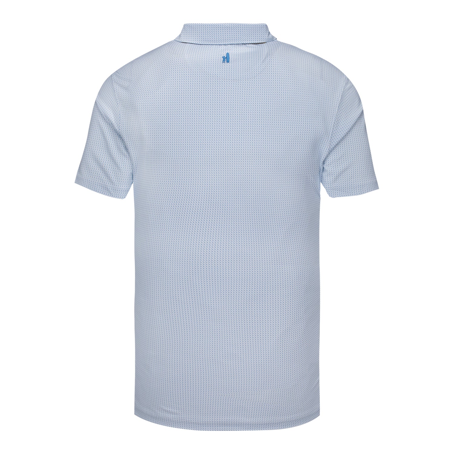 Johnnie-O 2025 PGA Championship Tee Time Polo in Breaker Blue - Front View