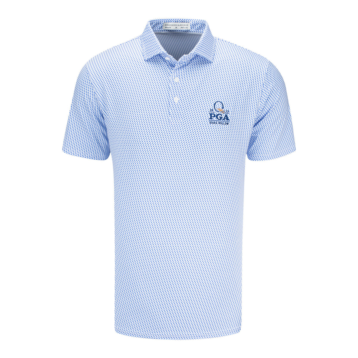 Holderness &amp; Bourne 2025 PGA Championship Ballard Bird Pattern in Marlin Blue - Front View