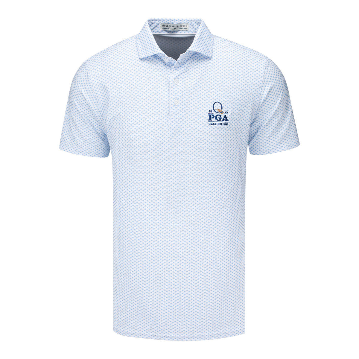 Holderness &amp; Bourne 2025 PGA Championship Raynor Diamond Pattern in Skye Blue - Front View