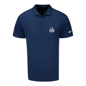 Nike 2025 PGA Championship Victory Solid Polo in Obsidian Blue