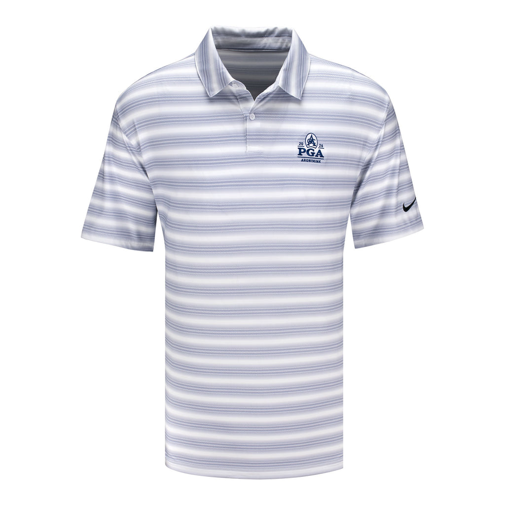 Nike 2026 PGA Championship Victory Stripe Polo in White - PGA Shop