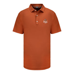 FootJoy 2027 PGA Championship Solid Lisle Polo in Orange Reset
