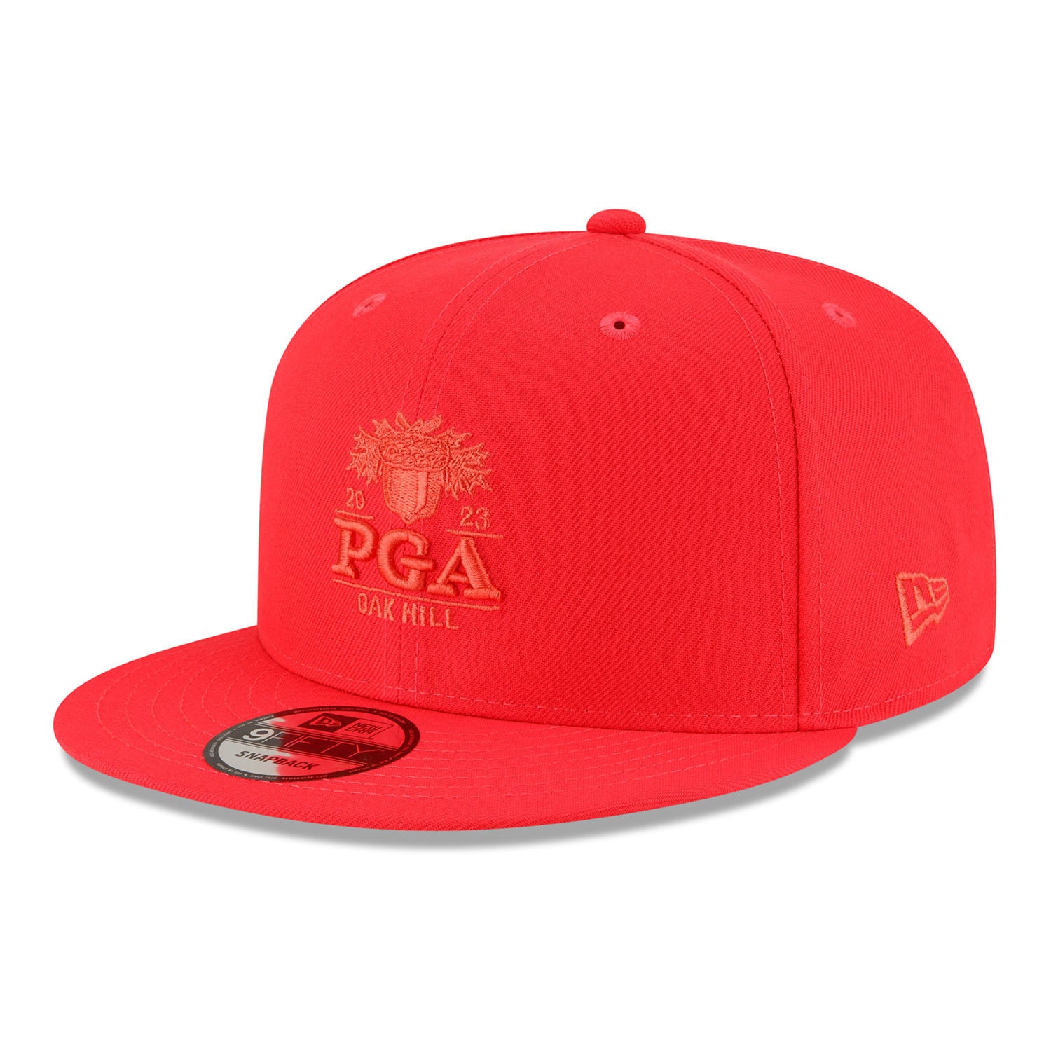 New Era 2023 PGA Championship 9Fifty in Lava Red- Front View