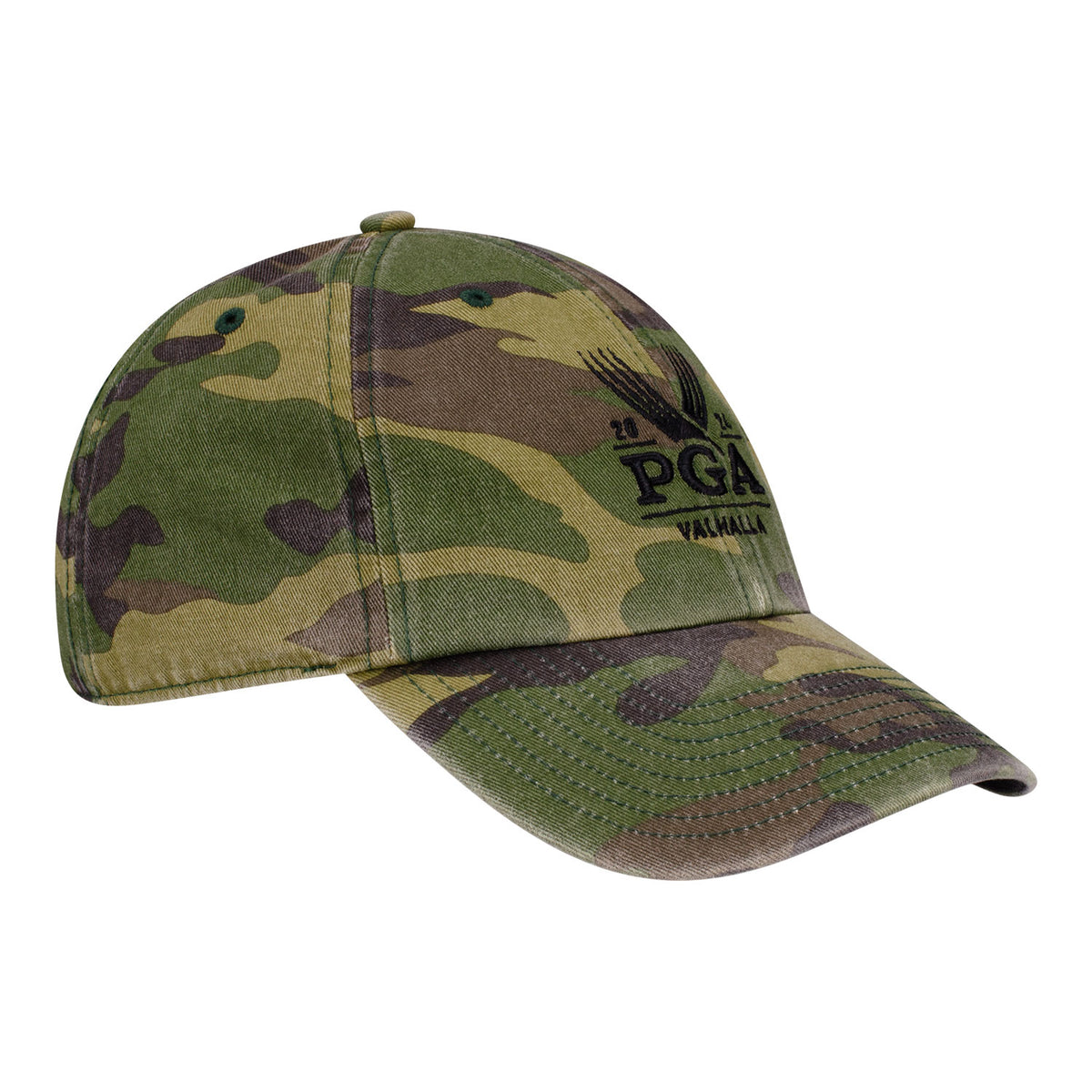 47 Brand 2024 PGA Championship Camo Relaxed Fit Clean Up Hat - Angled Right Side View