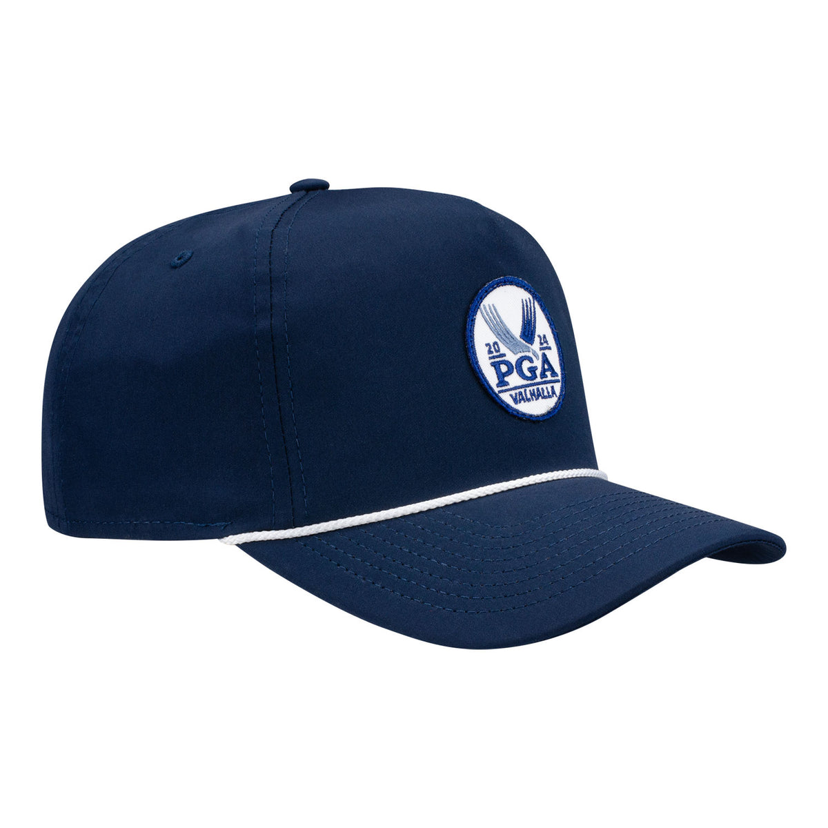 Imperial 2024 PGA Championship 5054 The Wrightson Performance Hat in Navy / White - Angled Right Side View