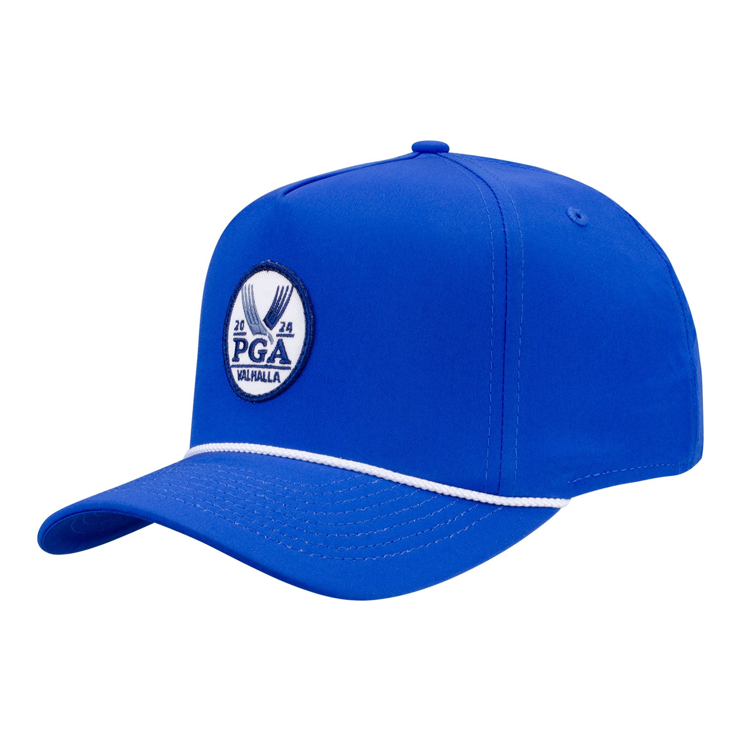 Imperial 2024 PGA Championship 5054 The Wrightson Performance Hat in Royal / White - Angled Left Side View