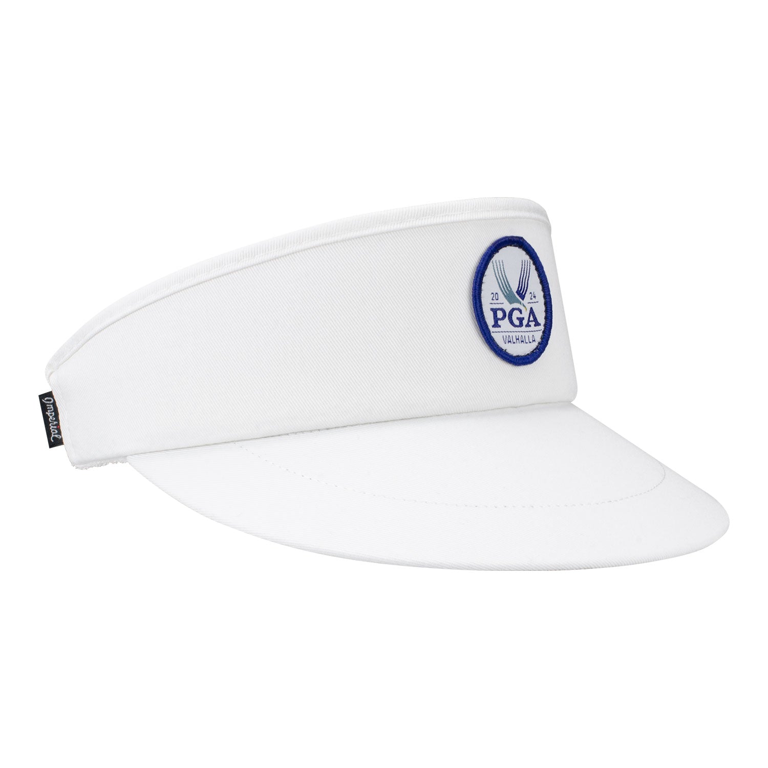 Imperial 3161 - The Original Tour Visor in White - Angled Front Left View