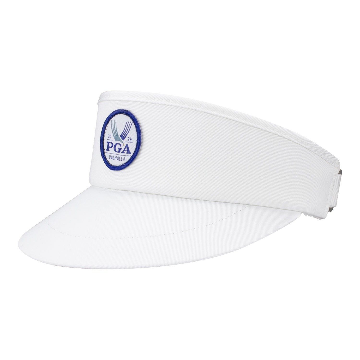 Imperial 3161 - The Original Tour Visor in White - Angled Front Left View