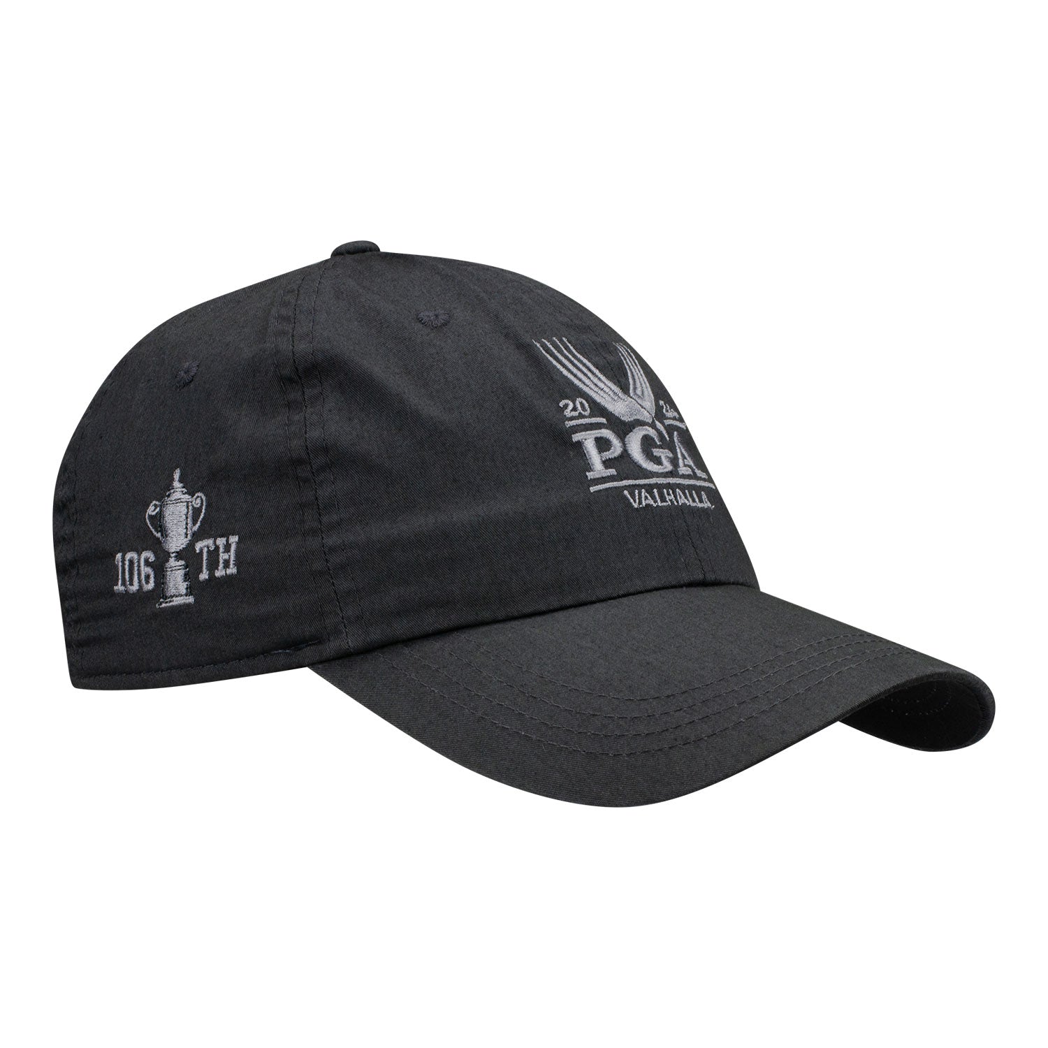 Ahead 2024 PGA Championship Classic - Fit Cotton Twill Adjustable Hat in Ember - Angled Front Left View
