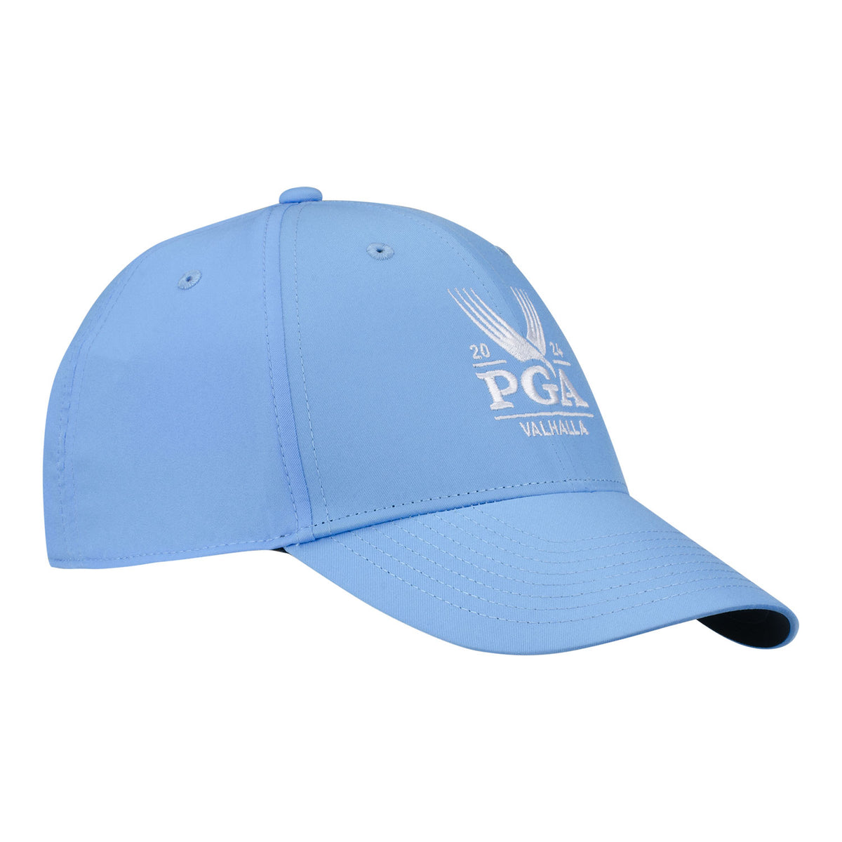 Nike 2024 PGA Championship Valor Performance Hat in Light Blue - Angled Front Right View