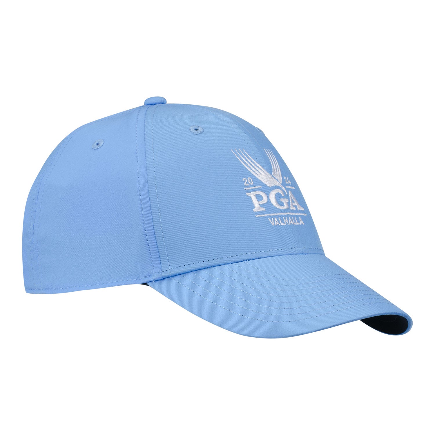 Nike 2024 PGA Championship Valor Performance Hat in Light Blue - Angled Front Left View