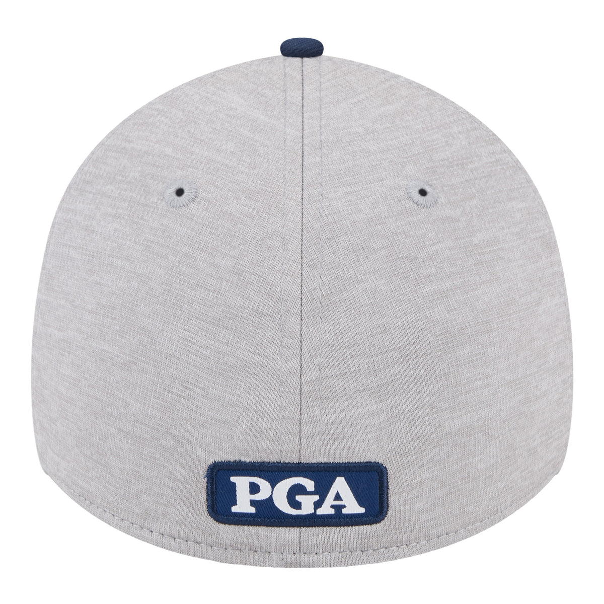 New Era 2024 PGA Championship Two Tone Hat with Stripe in Grey and Blue - Back View