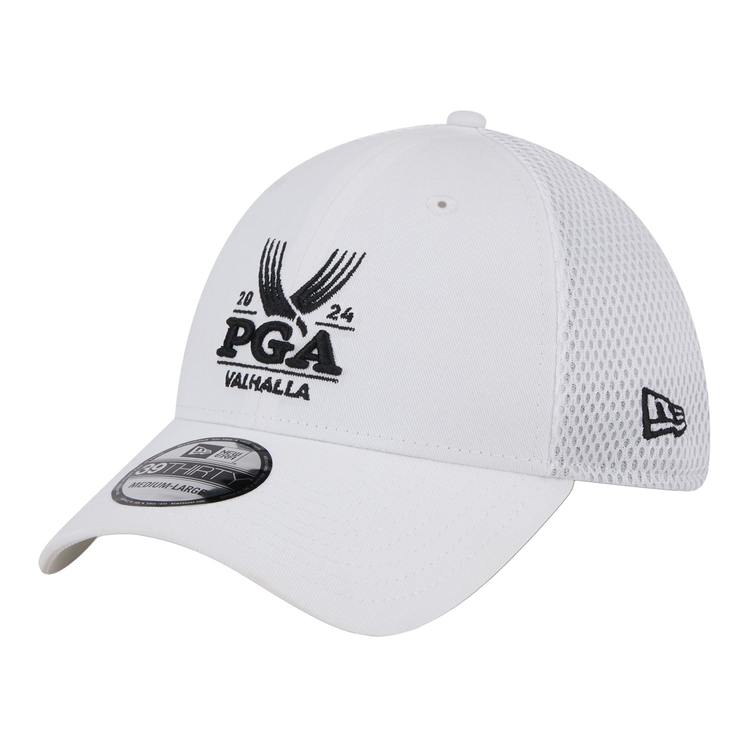 New Era 2024 PGA Championship Contrast Stitch Hat in White - Angled Front Left View