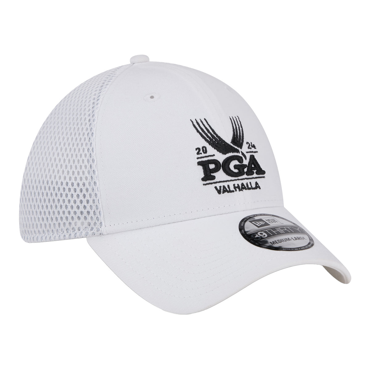 New Era 2024 PGA Championship Contrast Stitch Hat in White - Angled Front Right View