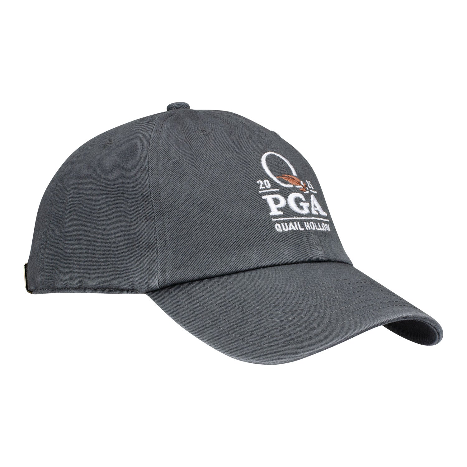 '47 Brand 2025 PGA Championship Clean Up Cotton Hat in Charcoal - Angled Front Left View