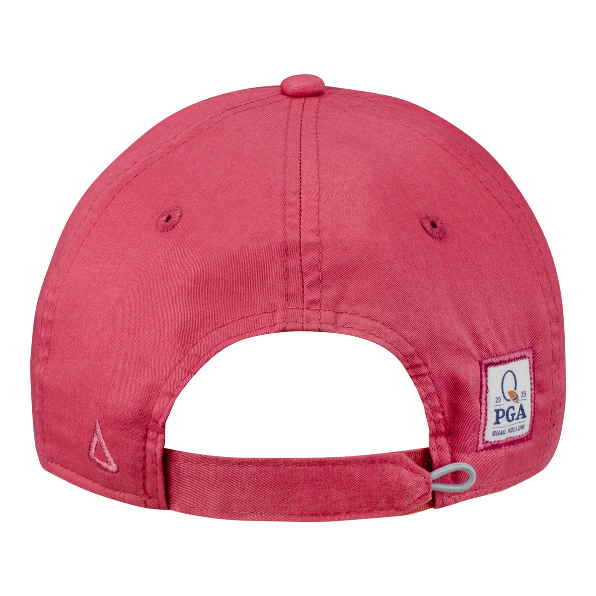 Ahead 2025 PGA Championship At Quail Hollow Hat in Vineyard Red - Back View