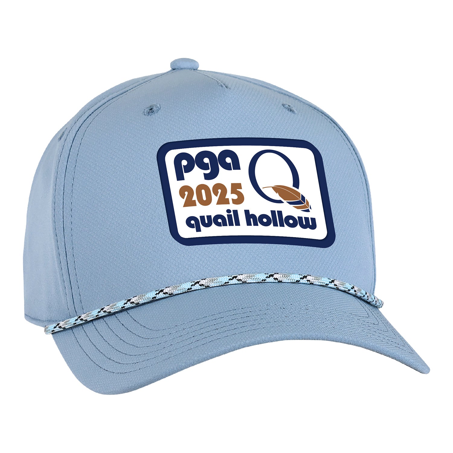 Ahead 2025 PGA Championship Alto Performance Hat with Oversized Patch in Slate - Front View