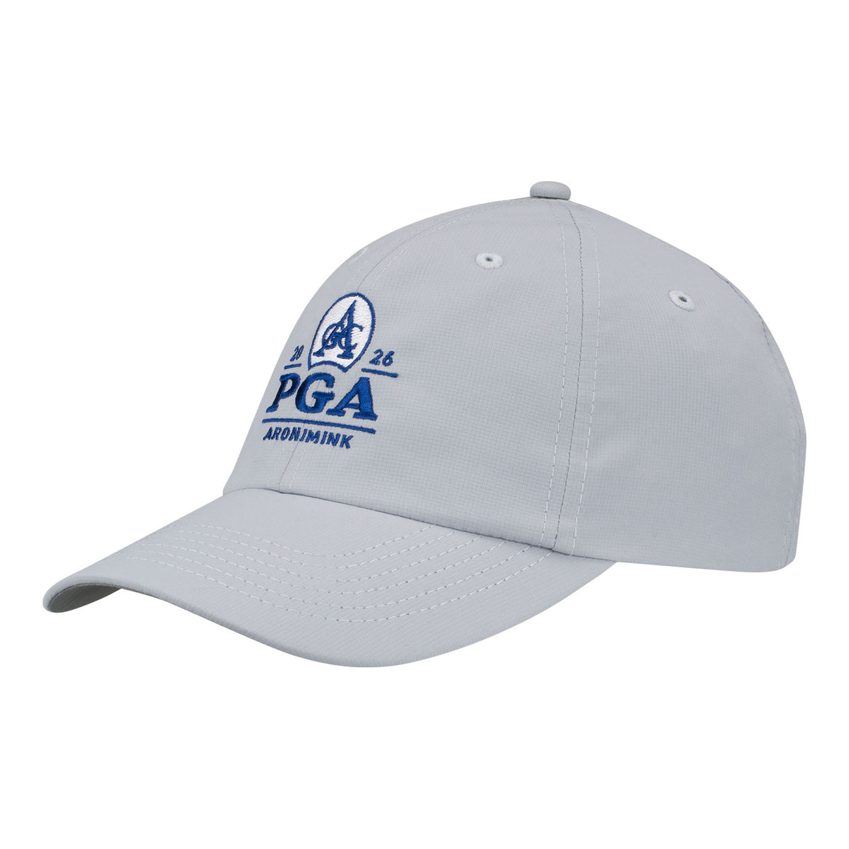 Imperial 2026 PGA Championship Performance Hat in Fog - Angled Front Left View