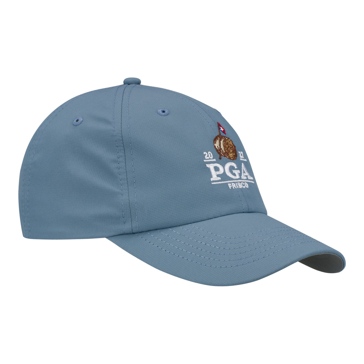 Imperial 2027 PGA Championship Performance Hat in Breaker Blue - Angled Front Right View