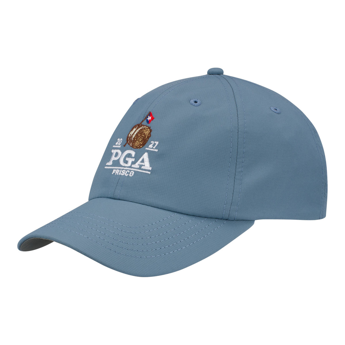 Imperial 2027 PGA Championship Performance Hat in Breaker Blue - Angled Front Left View