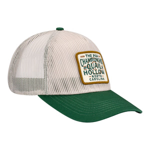 Barstool 2025 PGA Championship All Mesh Snapback in Beige and Green - Angled Right Side View 