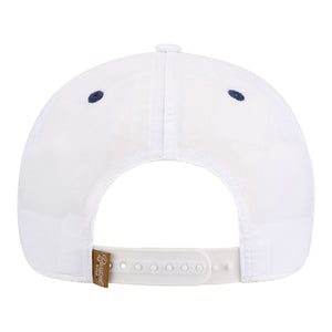 Barstool 2025 PGA Championship Performance Two Tone Rope Hat in White and Navy - Back View