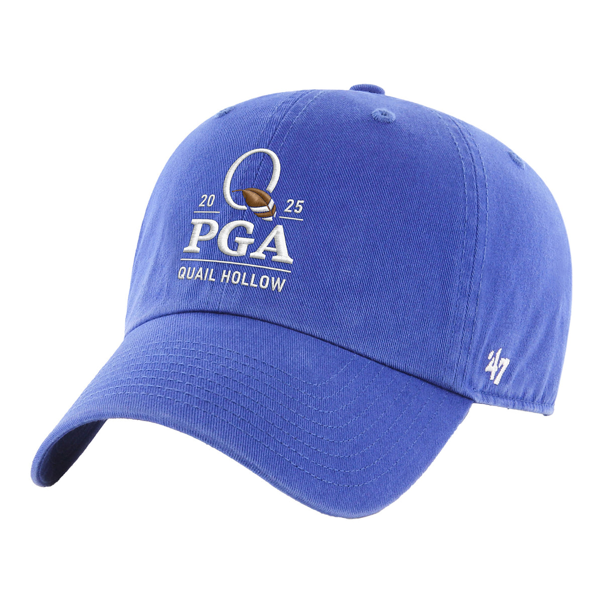 &#39;47 Brand 2025 PGA Championship Duke Co-Brand Hat in Royal - Angled Front Left View