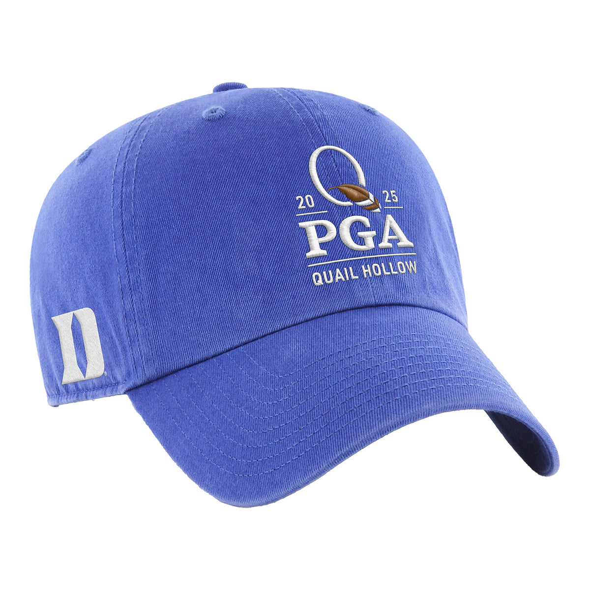 &#39;47 Brand 2025 PGA Championship Duke Co-Brand Hat in Royal - Angled Front Right View