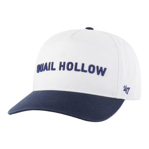 '47 Brand 2025 PGA Championship Double Header Script Text Hat in White - Angled Front Left View