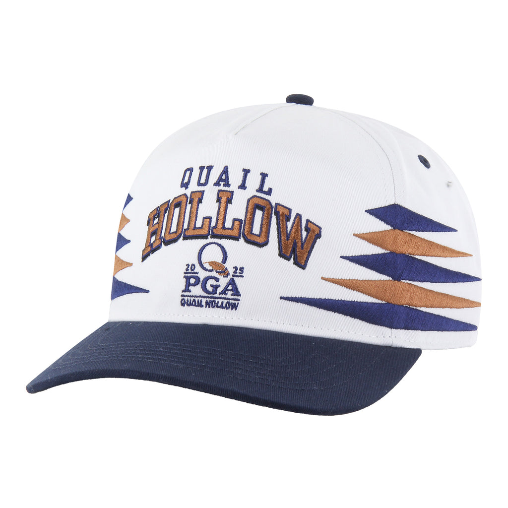 47 Brand 2025 PGA Championship Diamond Hitch Hat in White and Navy