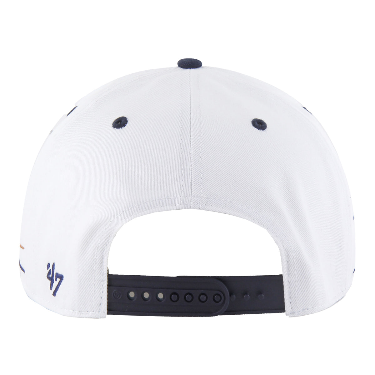 &#39;47 Brand 2025 PGA Championship Diamond Hitch Hat in White and Navy - Back View