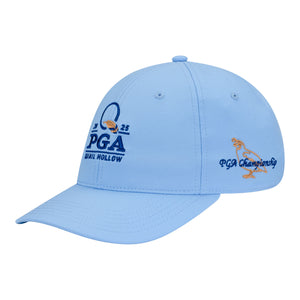 Ahead 2025 PGA Championship Ultimate Fit Tech Hat in Carolina Blue - Angled Left Side View