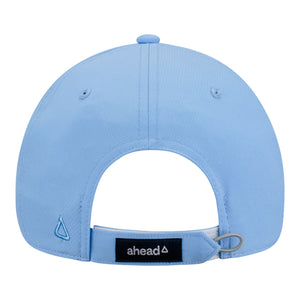 Ahead 2025 PGA Championship Ultimate Fit Tech Hat in Carolina Blue - Back View