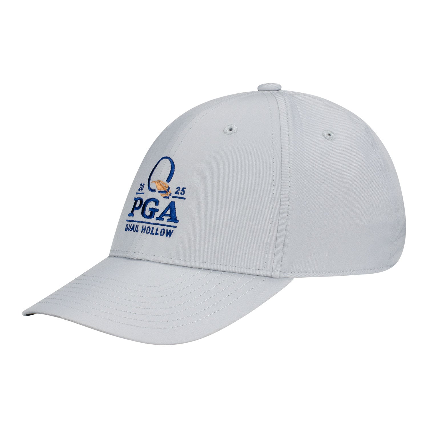 Nike 2025 PGA Championship Dri-Fit Club Hat in Light Grey - Angled Left Side View