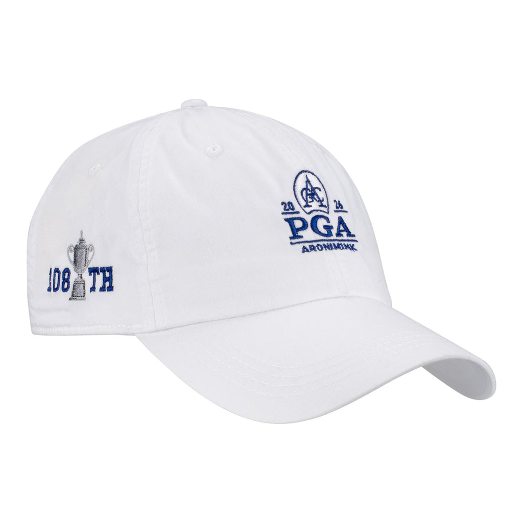 Ahead 2026 PGA Championship Shawmut Cotton Hat in White - PGA Shop