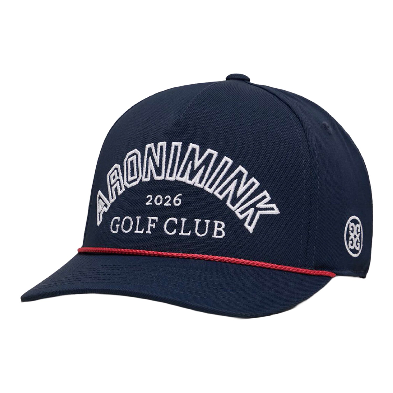 G/Fore 2026 PGA Championship Stretch Twill Rope Snapback in Twilight Blue - Angled Front View