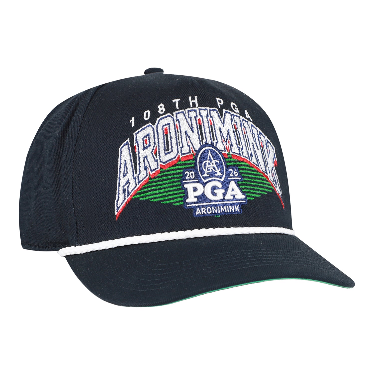 '47 Brand 2026 PGA Championship Ponoma Rope Hitch Aronimink Hat in Navy - Angled Front Left View