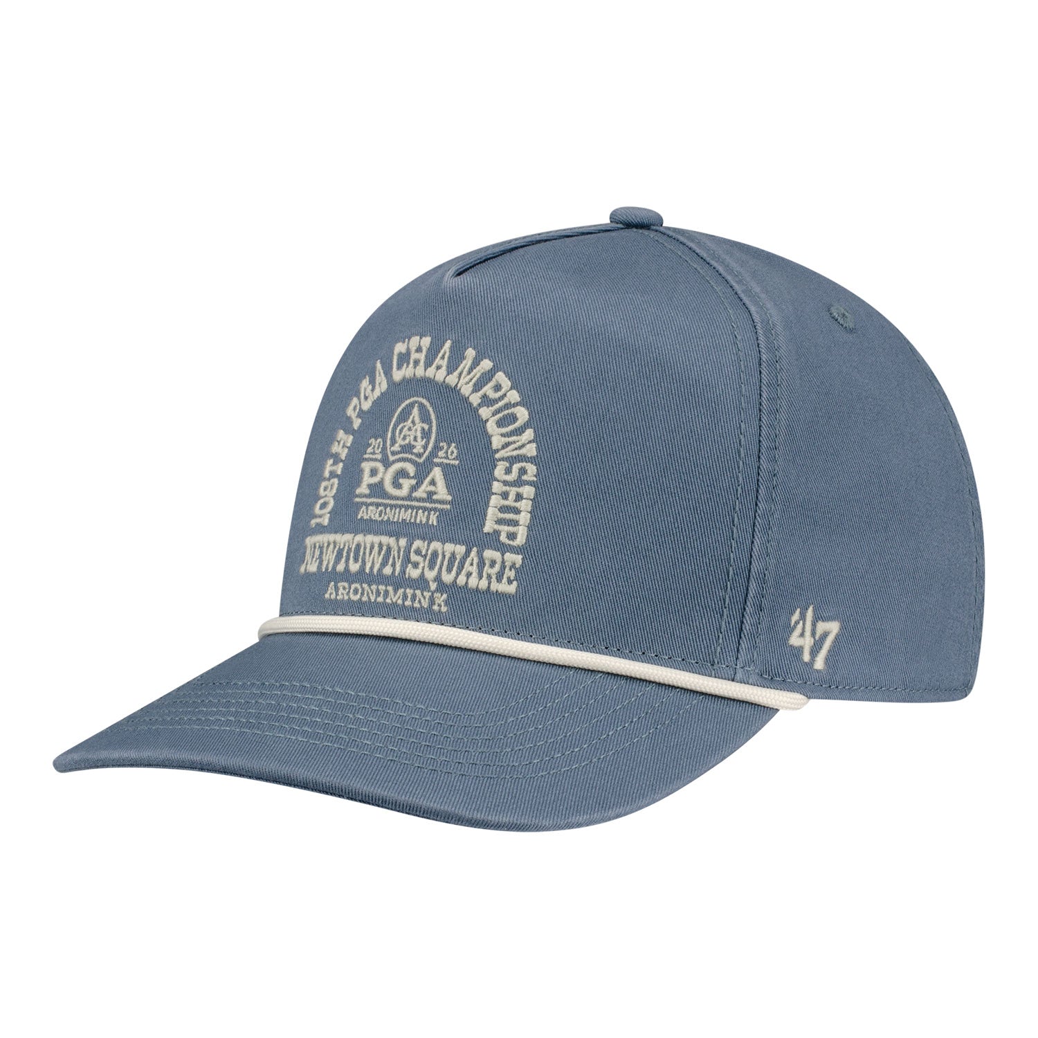 '47 Brand 2026 PGA Championship Canyon Ranchero Hitch Hat in Basalt Grey - Angled Front Left View
