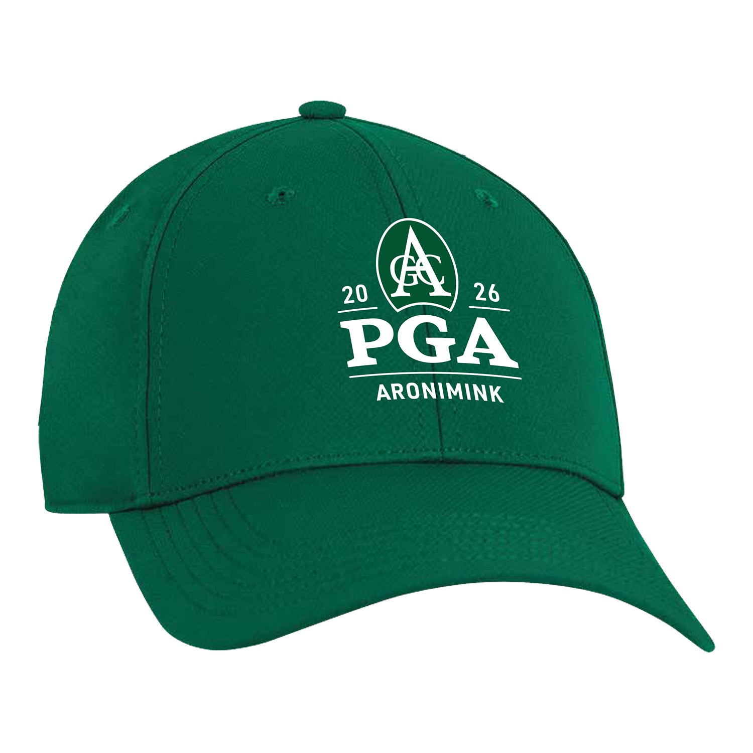 Ahead 2026 PGA Championship Stratus Logo & Keystone Performance Hat in Georgia Green - Front View