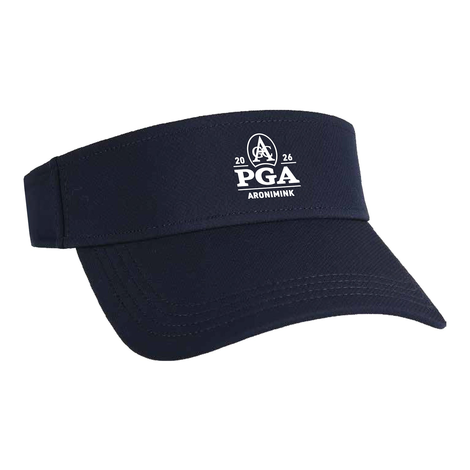 Ahead 2026 PGA Championship Stratum Visor in Navy - Front View
