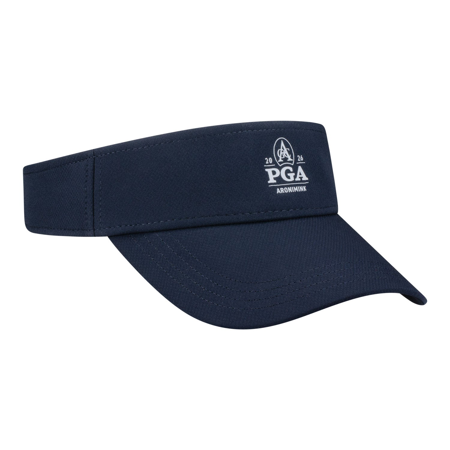 Ahead 2026 PGA Championship Stratum Visor in Navy - Angled Front Left View