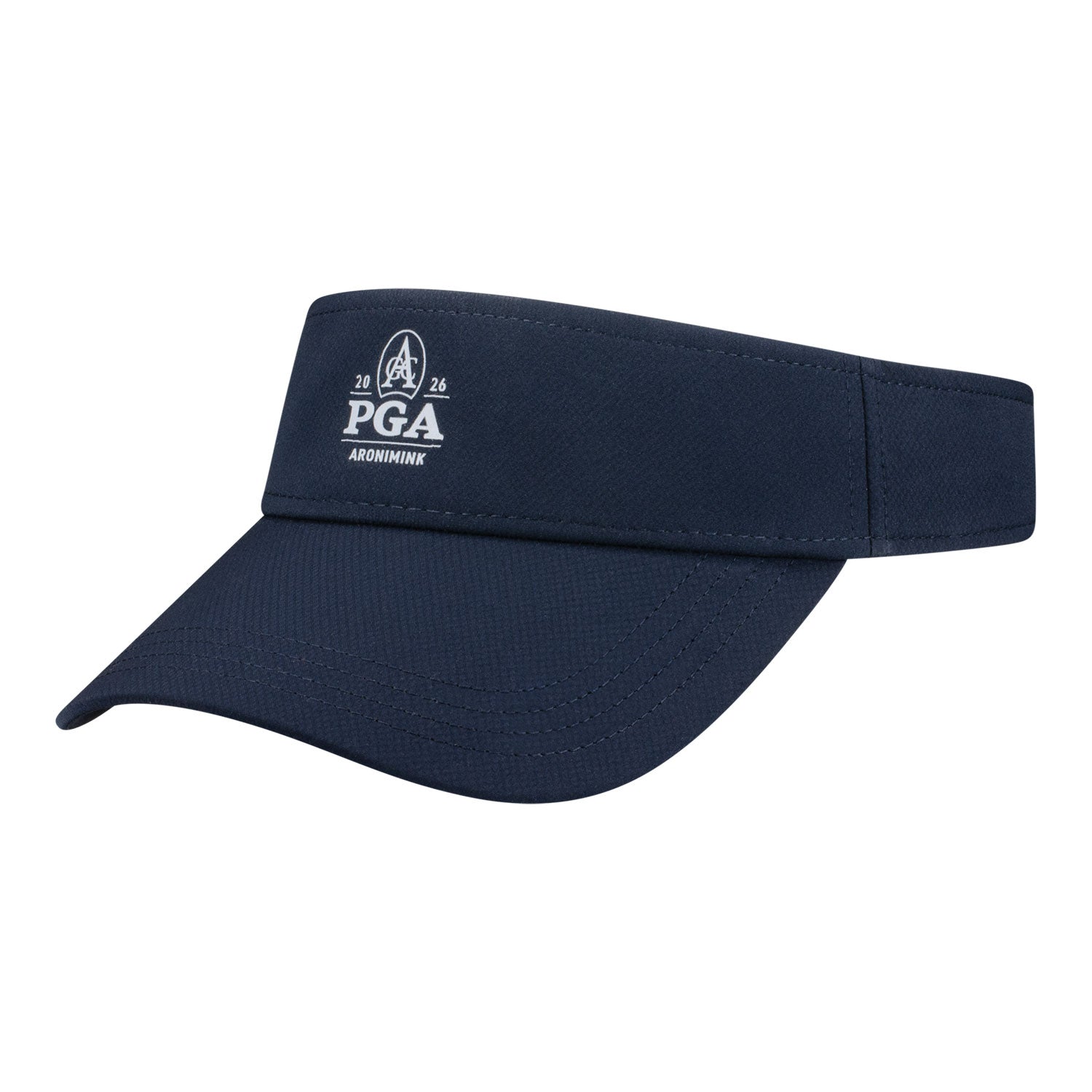 Ahead 2026 PGA Championship Stratum Visor in Navy - Angled Front Left View
