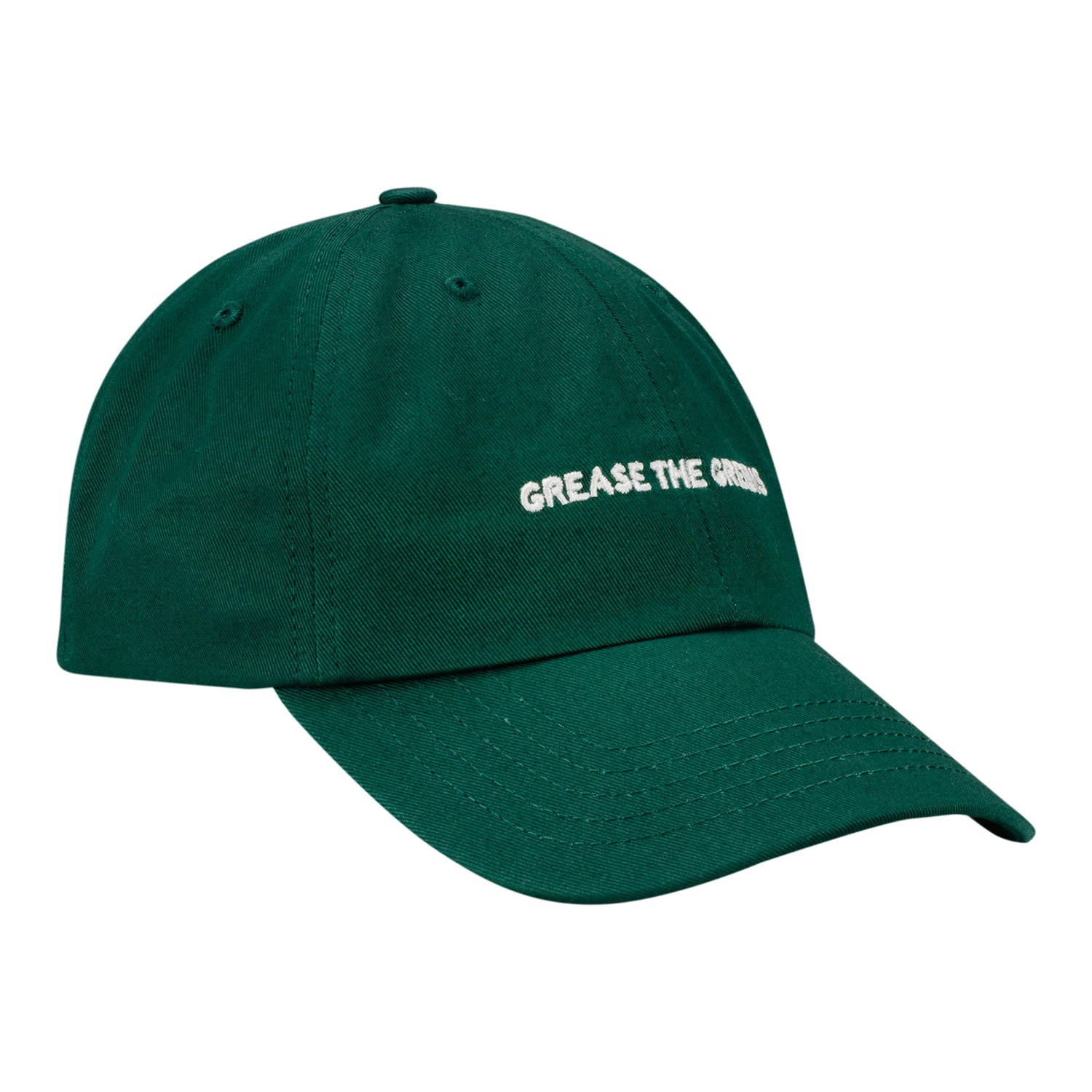 Underdog 2026 PGA Championship Grease the Greens Dad Hat in Green - Angled Front Left View
