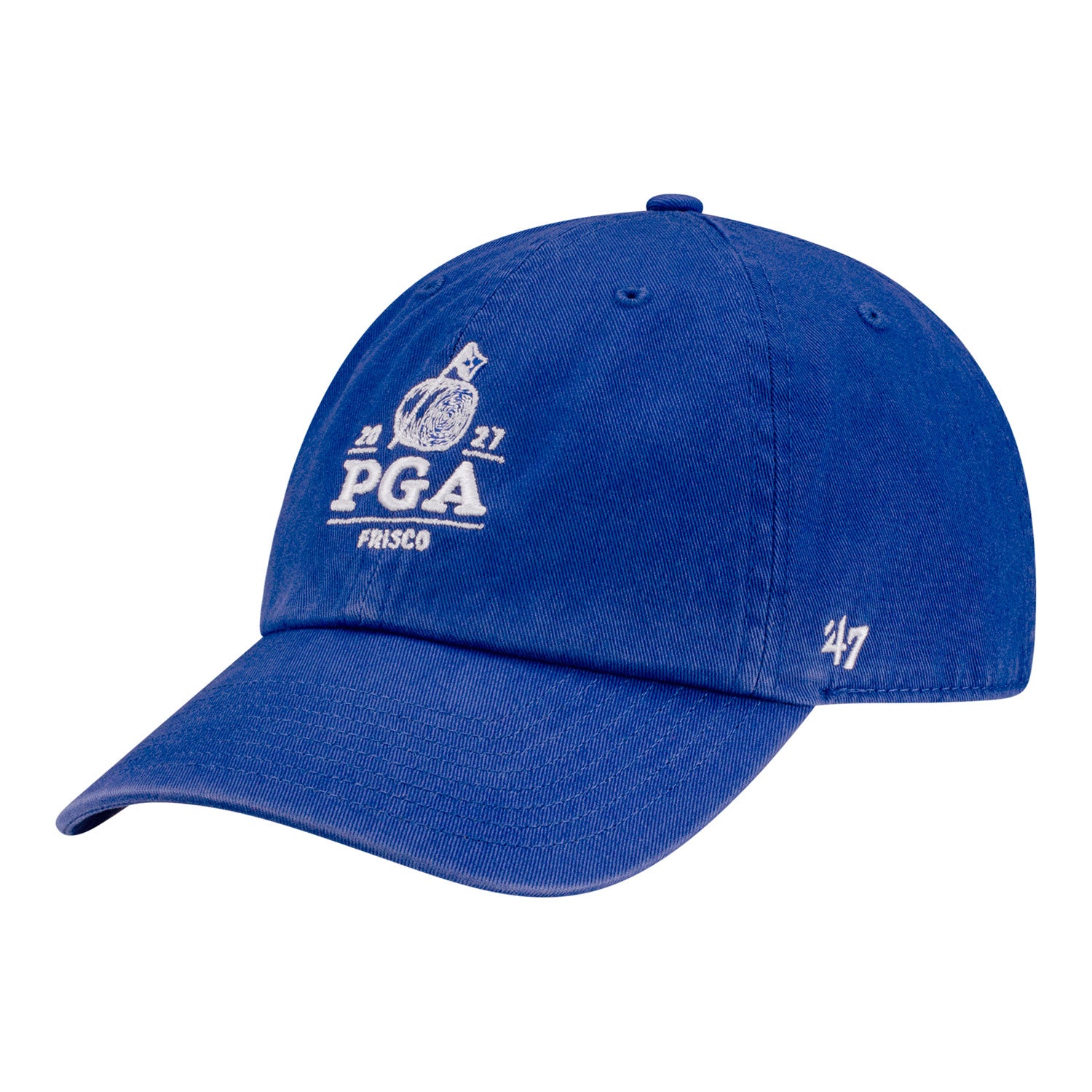 '47 Brand 2027 PGA Championship Texas Rangers Co-Brand Hat in Royal - Front Right
