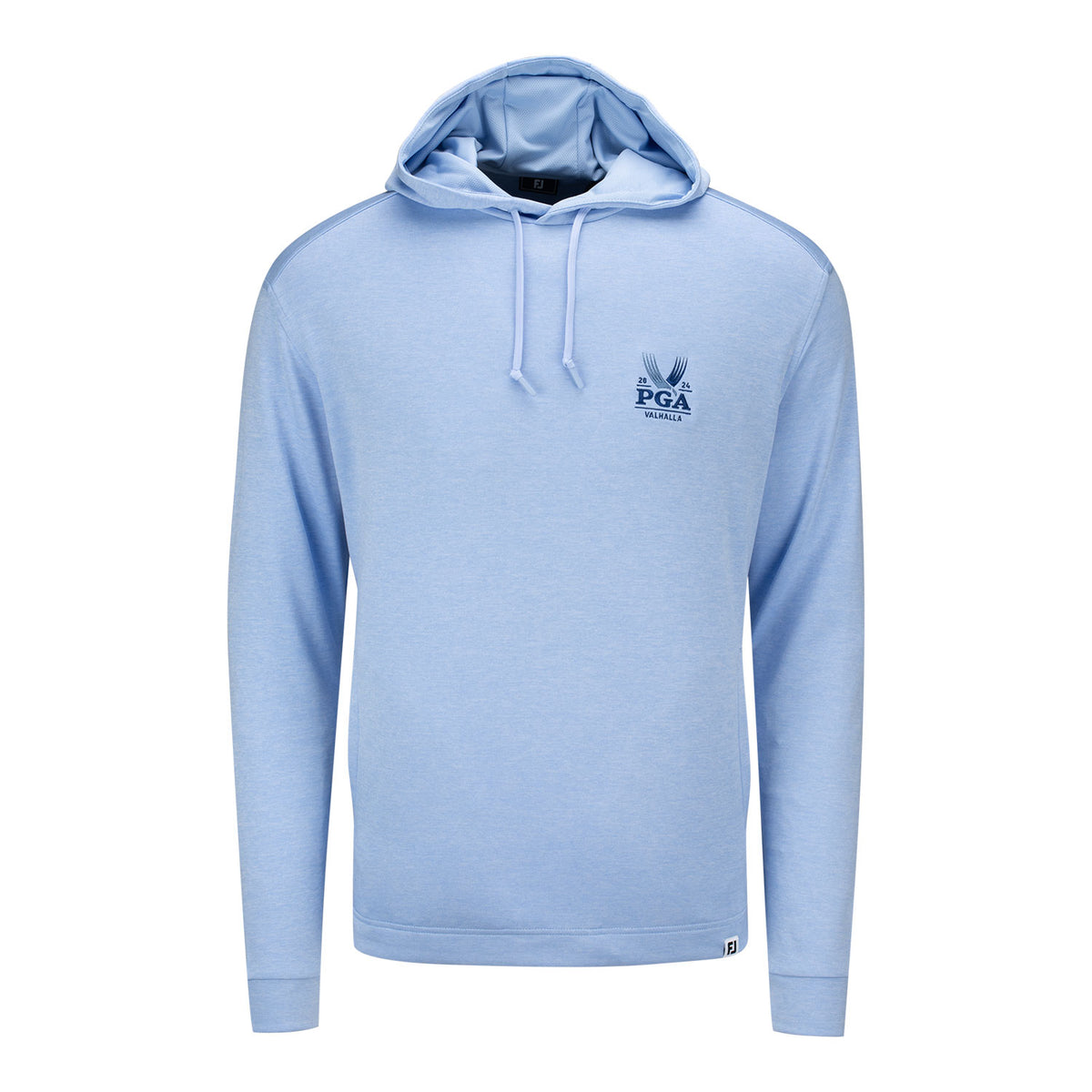 FootJoy 2024 PGA Championship Performance Hoodie in Blue Sky - Front View