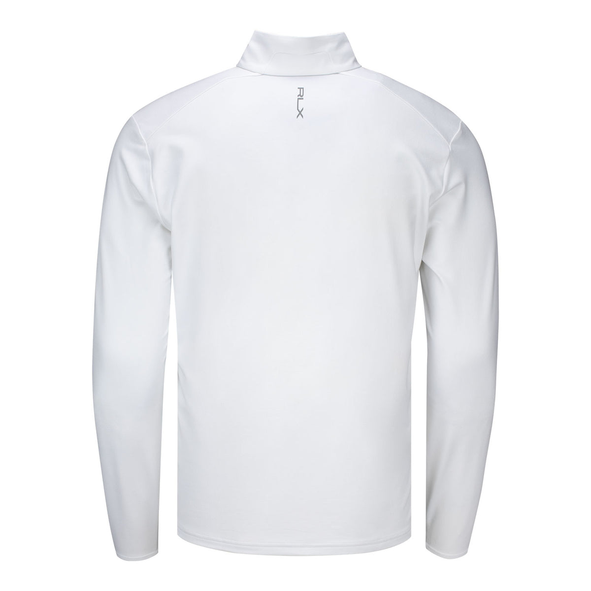 Ralph Lauren 2024 PGA Championship Luxury Performance Jersey Knit Quarter Zip in White - Back View