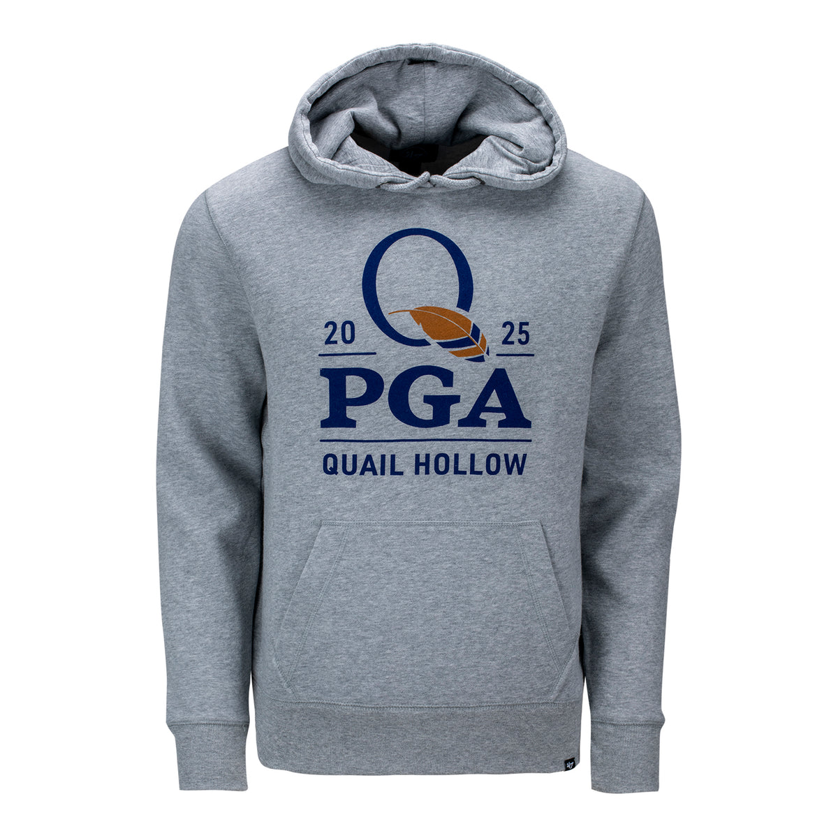 &#39;47 Brand 2025 PGA Championship Headline Hooded Sweatshirt in Grey - Front View